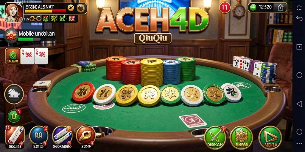 Screenshot bermain QiuQiu di ACEH4D dengan teman-teman.