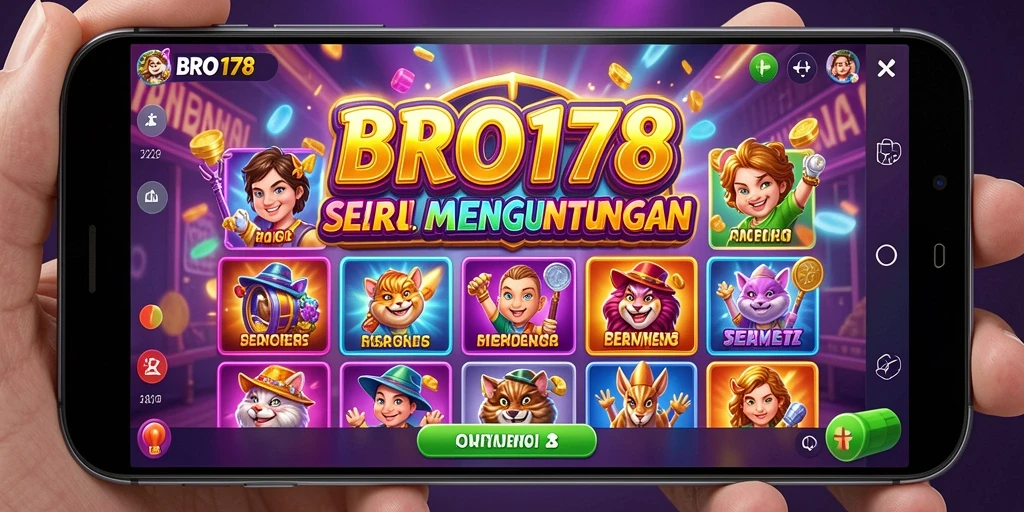 Tampilan menarik dari gameplay Slot BRO178 yang seru.