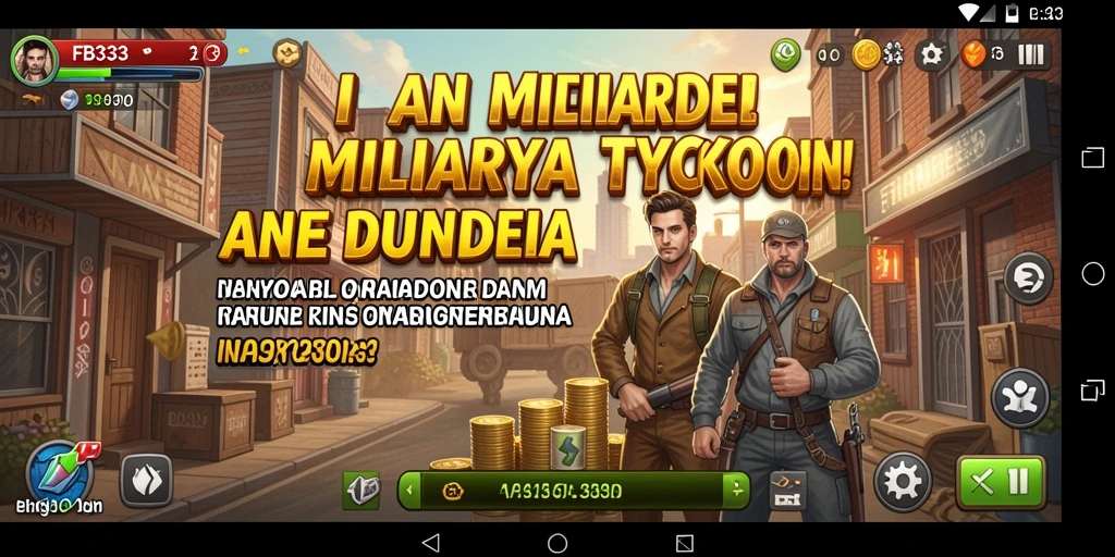 Tampilan gameplay menyenangkan dari game Tycoon FB333.