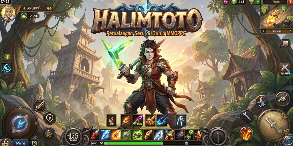 Gameplay HALIMTOTO yang seru dan interaktif di dunia MMORPG.