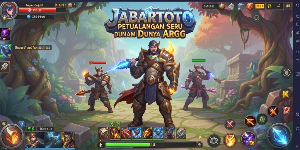 Tampilan gameplay JABARTOTO yang penuh aksi dan strategi.