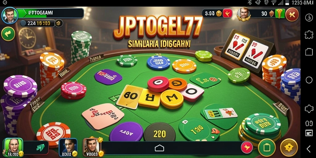 Screenshot gameplay seru dari JPTOGEL77 yang menunjukkan antusiasme bermain togel.