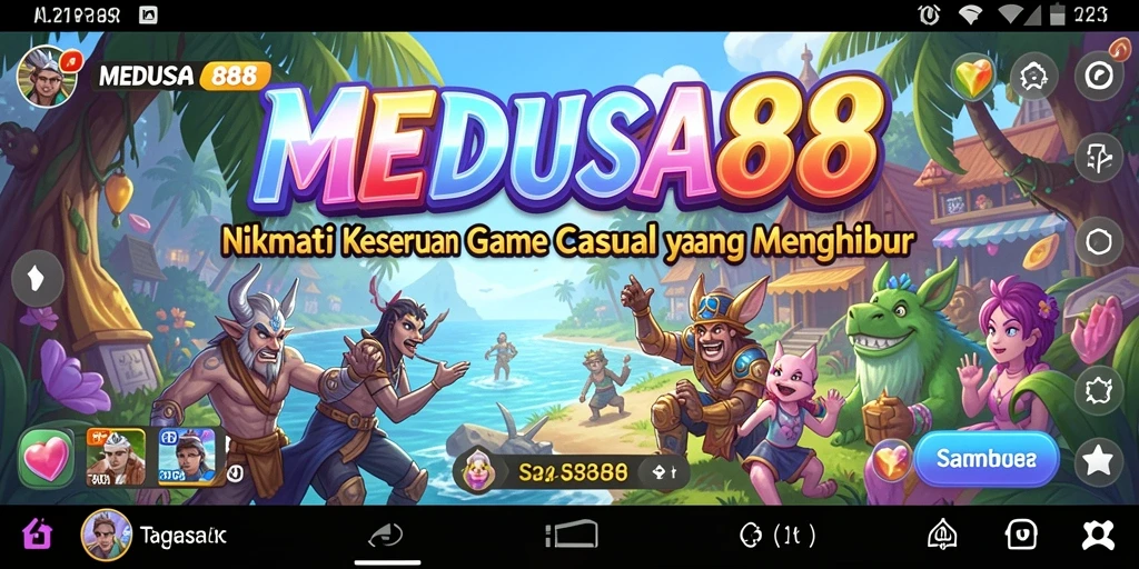 Screenshot MEDUSA88 menampilkan gameplay seru dan interaktif.