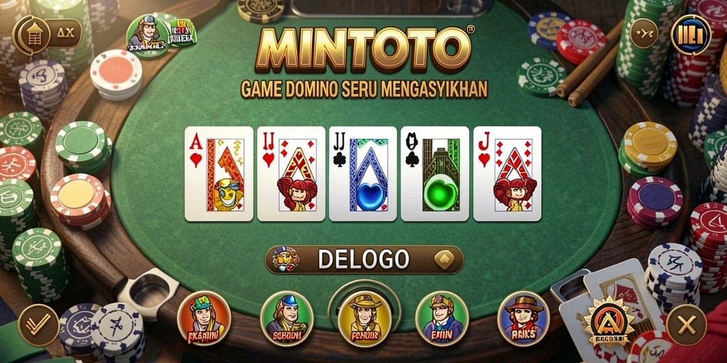 Screenshot MINTOTO menampilkan gameplay seru Domino yang menarik.