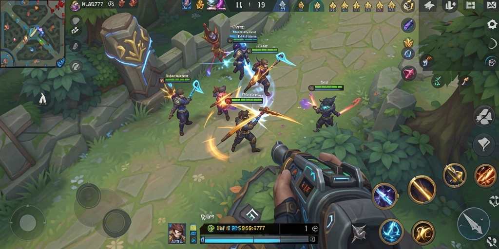 Tampilan gameplay seru di MLBB777 dengan aksi menegangkan.