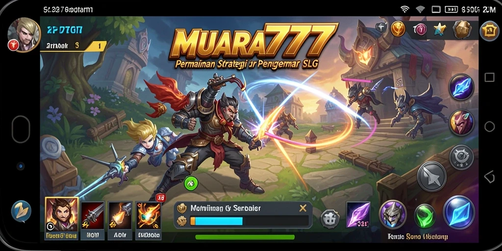 Tampilan gameplay MUARA777 yang mendebarkan dengan strategi SLG.