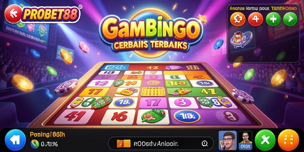 Tampilan gameplay Bingo yang mendebarkan dan interaktif di PROBET88.
