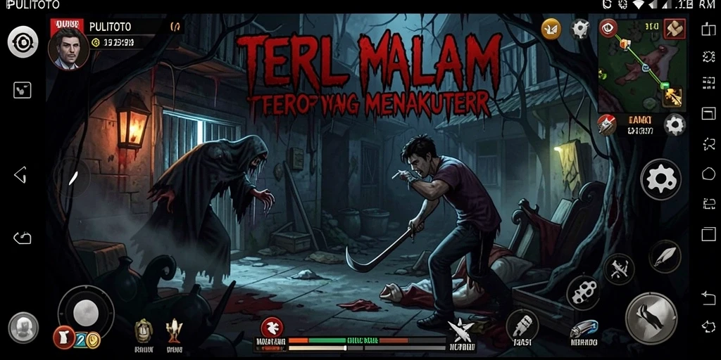 Screenshot gameplay menegangkan dari PULITOTO