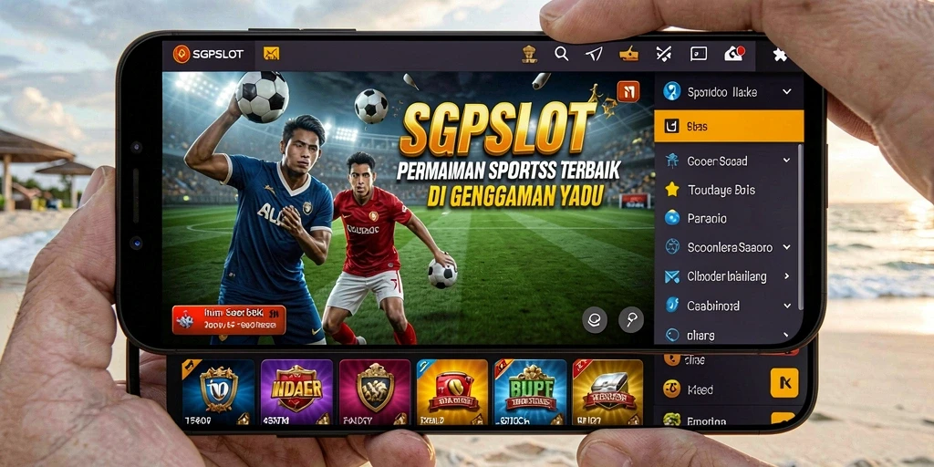 Tampilan antarmuka SGPSLOT yang interaktif dan menarik saat bermain Sportsbook.