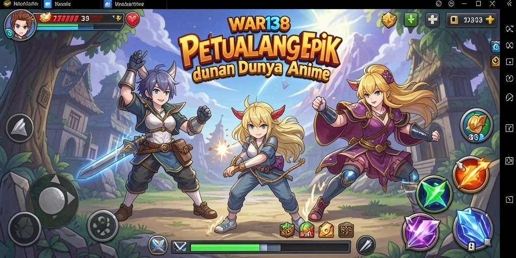 Gameplay seru dengan karakter Anime yang menarik.